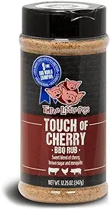 Three Little Pigs Touch of Cherry BBQ Rub Large 12.25 ozThree Little Pigs Touch of Cherry BBQ Rub Large 12.25 oz