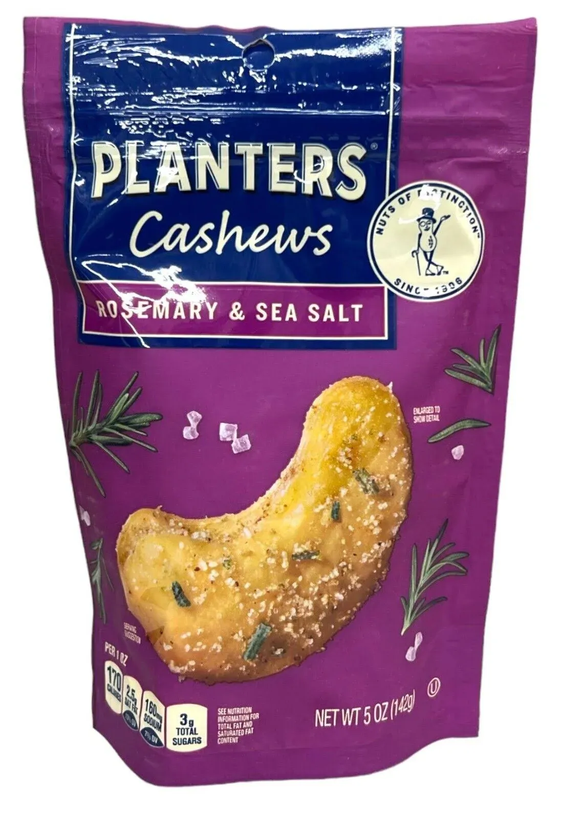 Planters Cashews Rosemary & Sea Salt