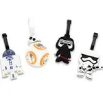 Finex Set of 4 - Star Wars BB-8 Travel Luggage ID Tag Bag Suitcase with Adjustab