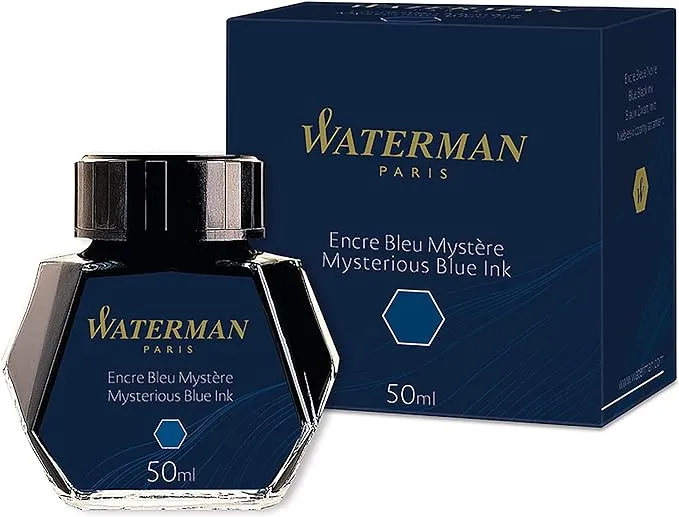 Waterman Ink Bottle 50ml - Mysterious Blue