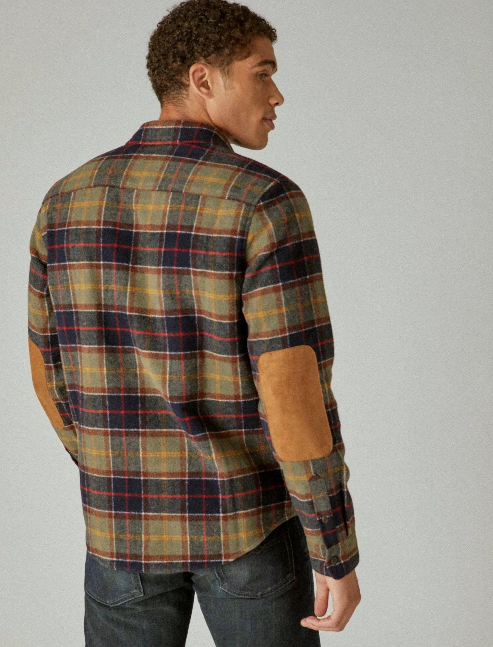 WOOL BLEND UTILITY LONG SLEEVE OVER-SHIRT