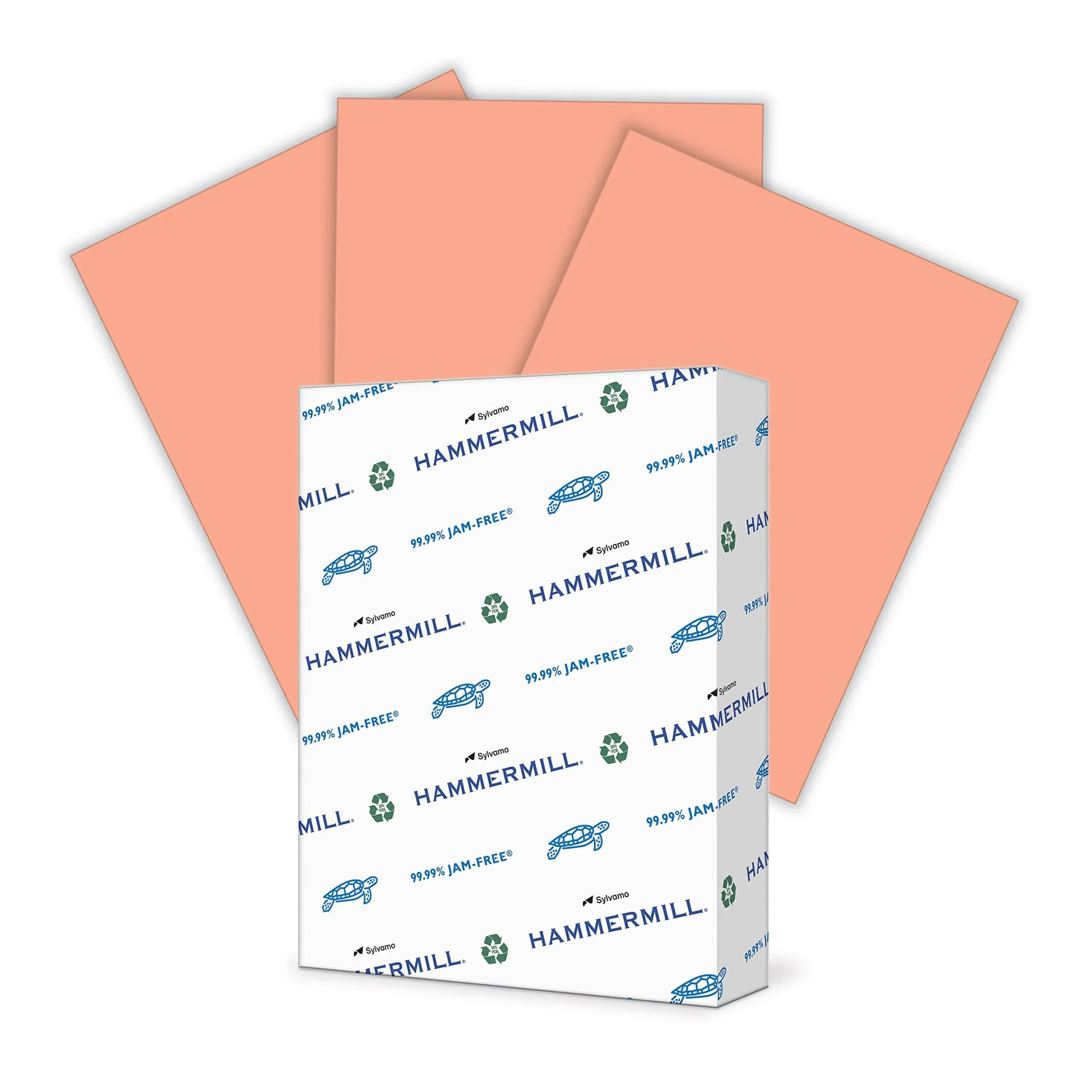 Hammermill Colors Print Paper, 20lb, 8.5 x 11, Salmon, 500/Ream