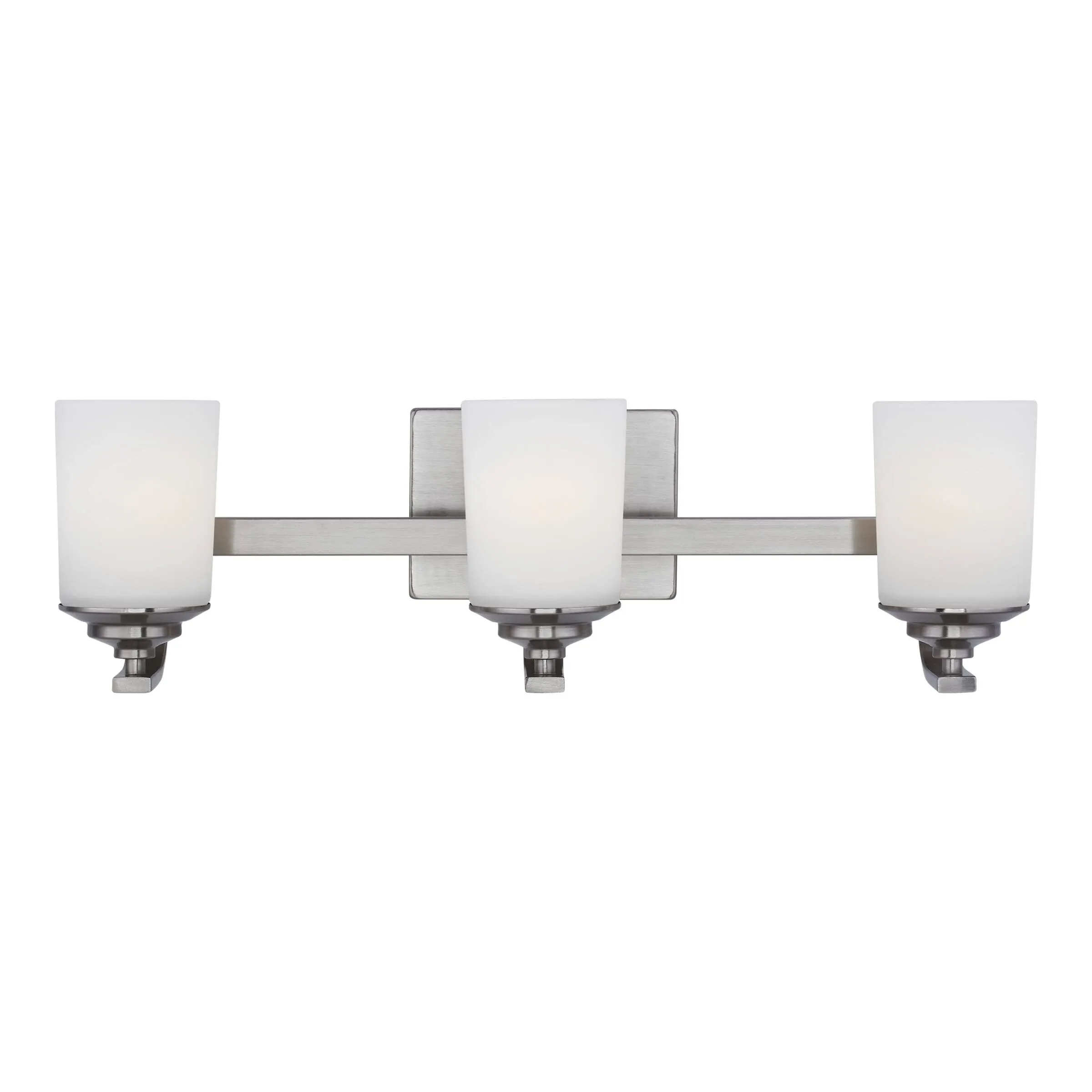 Generation Lighting. Kemal Three Light Wall / Bath - Brushed Nickel - 4430703-962