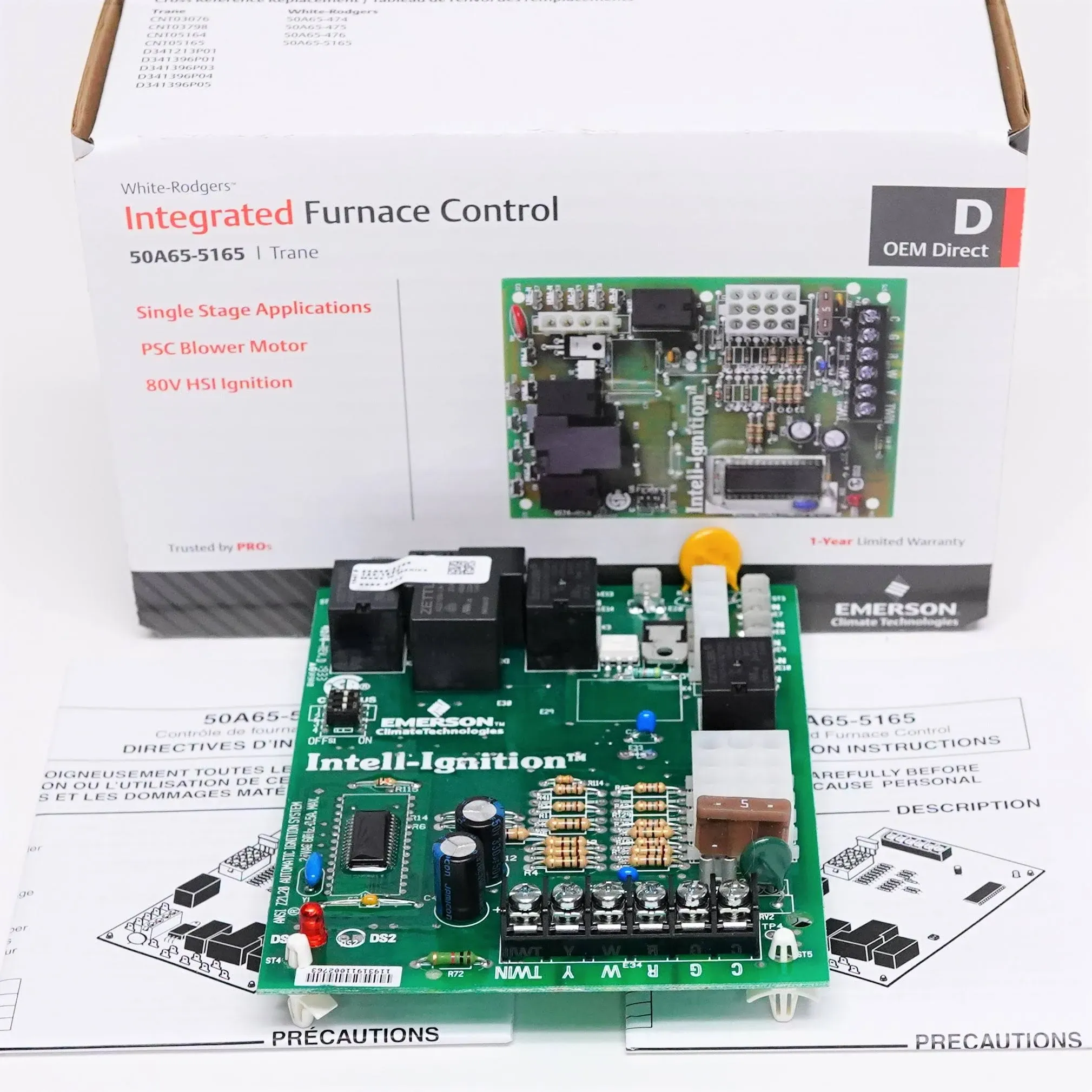 Trane Integrated Furnace Control 50A65-5165