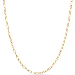 Amazon Essentials 14K Gold Plated Paperclip Chain Necklace