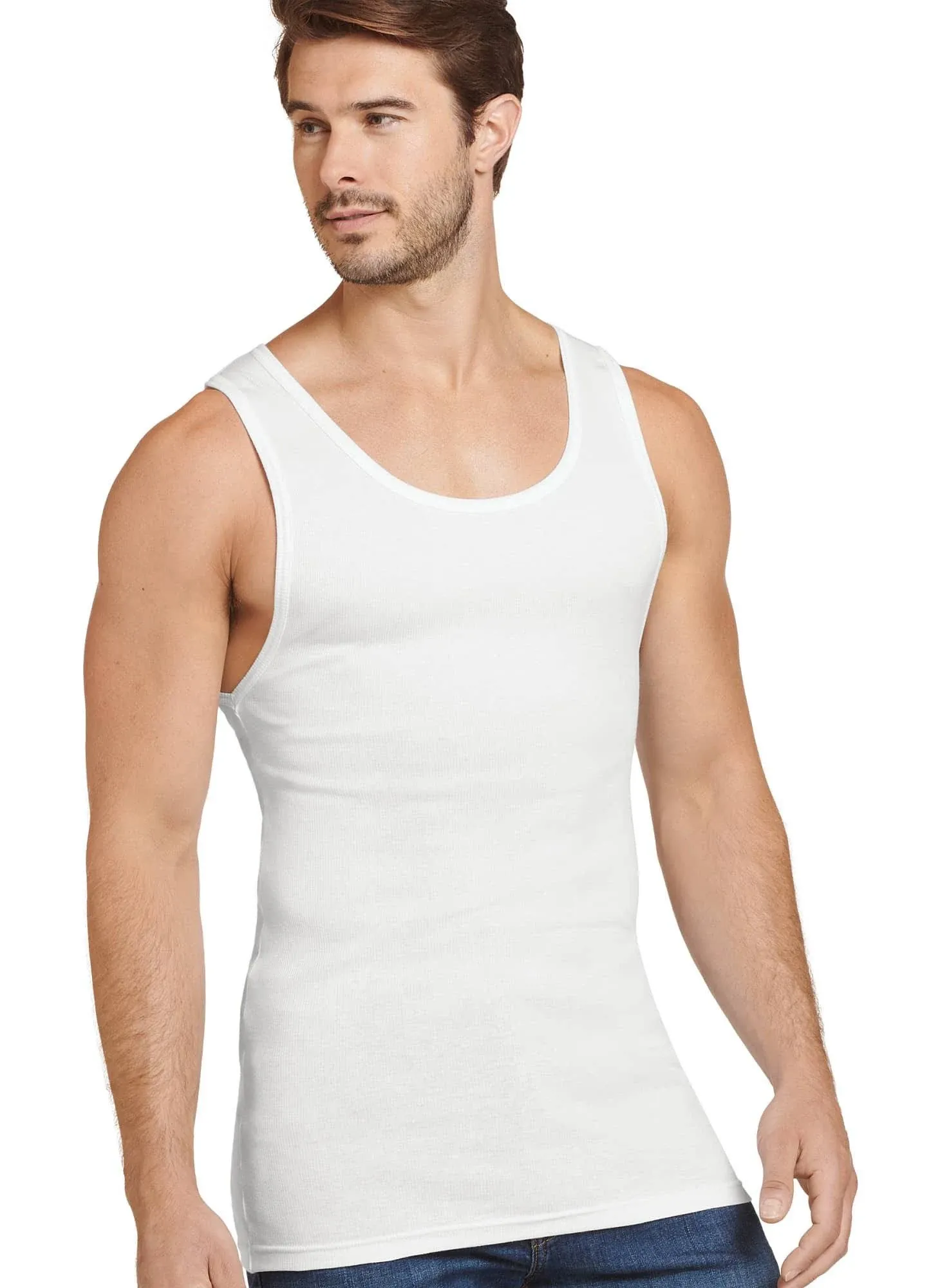 Jockey Men's Made in America Cotton Tank (2 Pack)