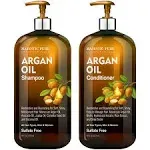 Argan Oil Shampoo and Conditioner, from Majestic Pure, Improve Formula Sulfate F