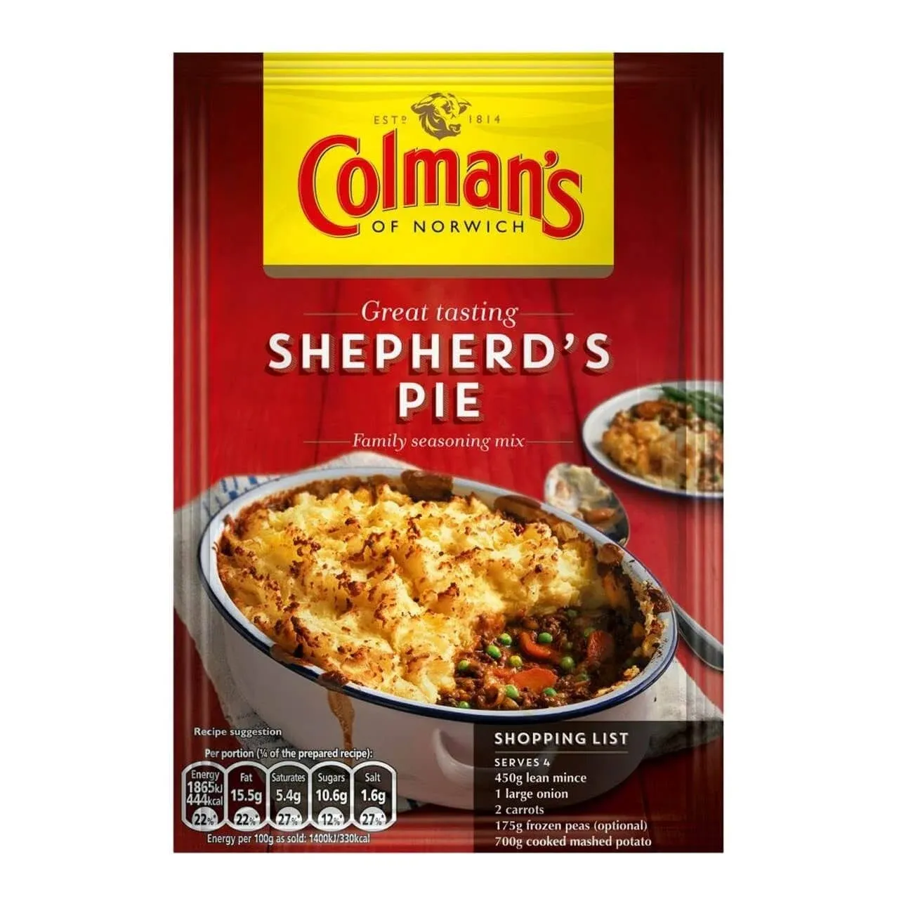 Colman's Shepherd's Pie Mix 50g 