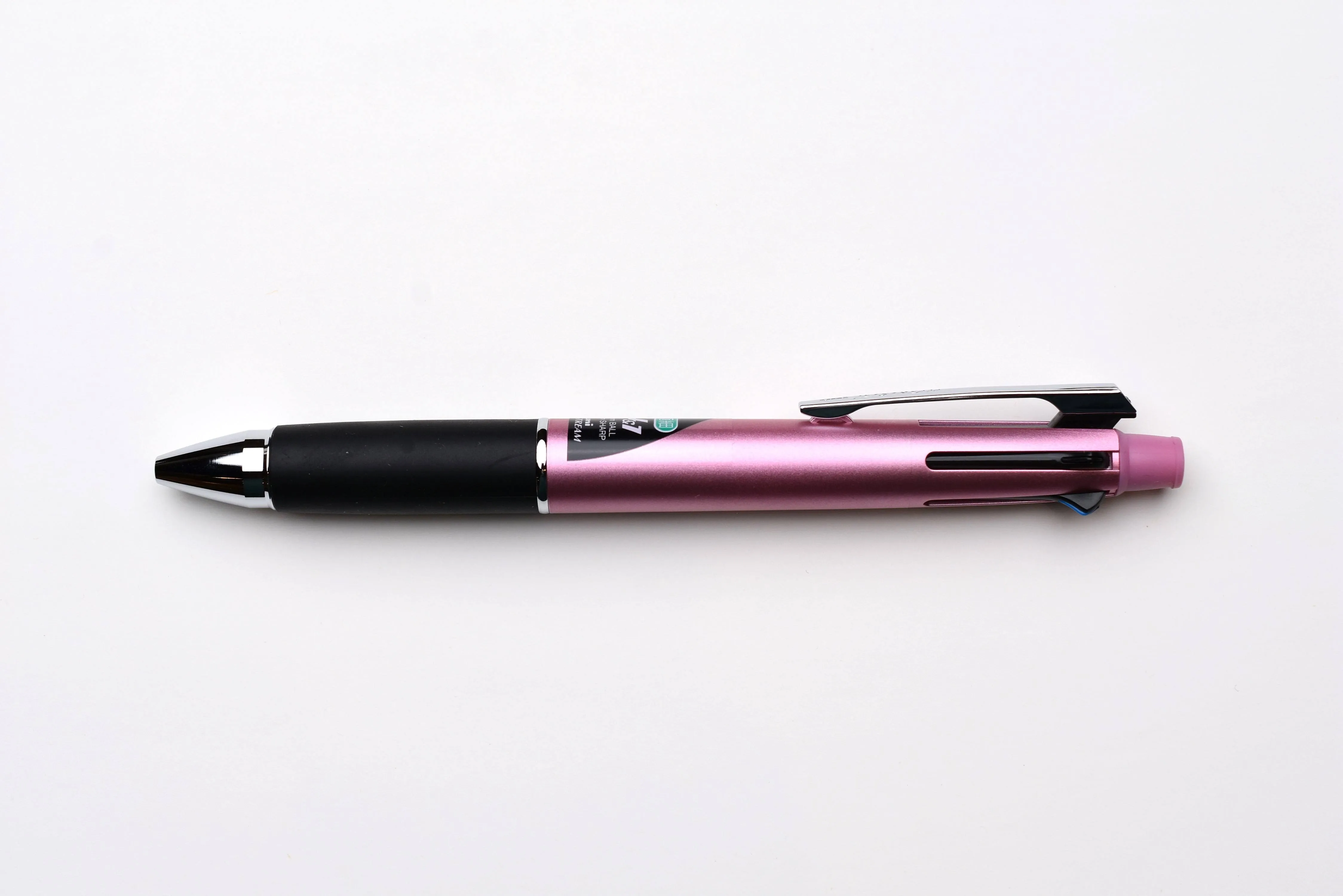 Uni Jetstream Multi Function Pen, 4 Color Ballpoint Pen,Light Pink Barrel (MSXE510005.51)