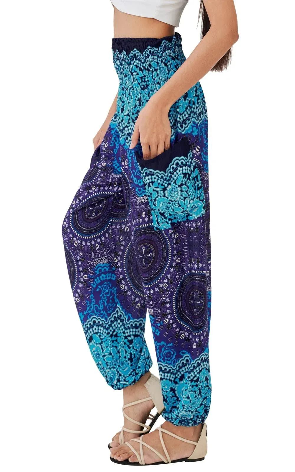 Joob Joob Boho Pants for Women - Hippie Harem Pants Women - Womens Yoga Pants ...