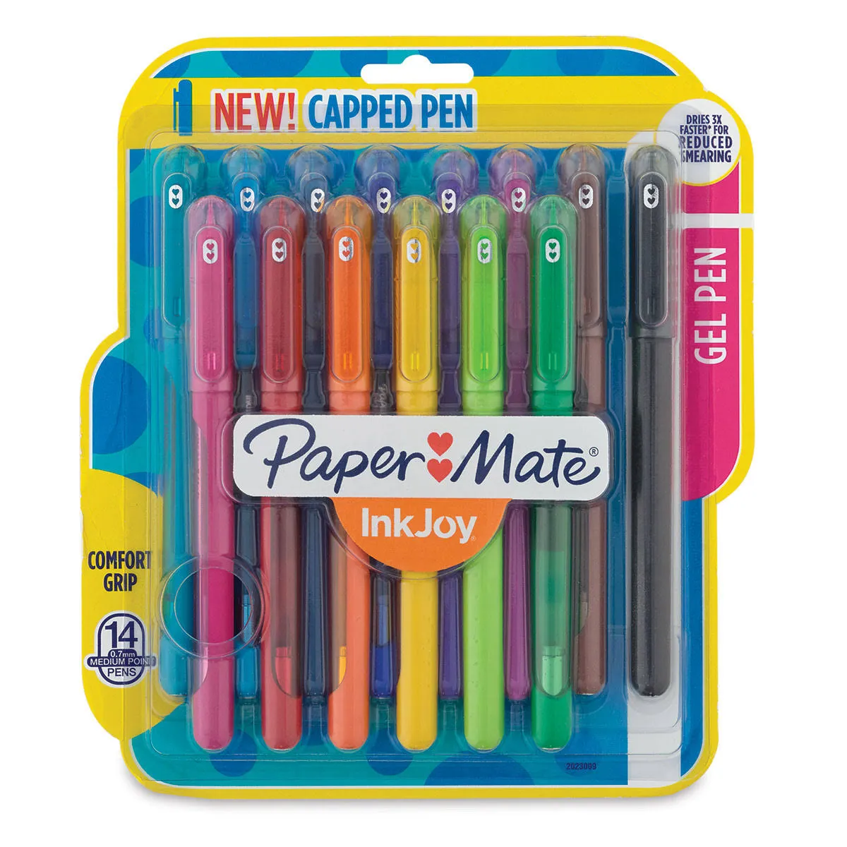 Paper Mate InkJoy Gel Stick Pen, 0.7 mm, Medium, Assorted Ink, 14/Pack