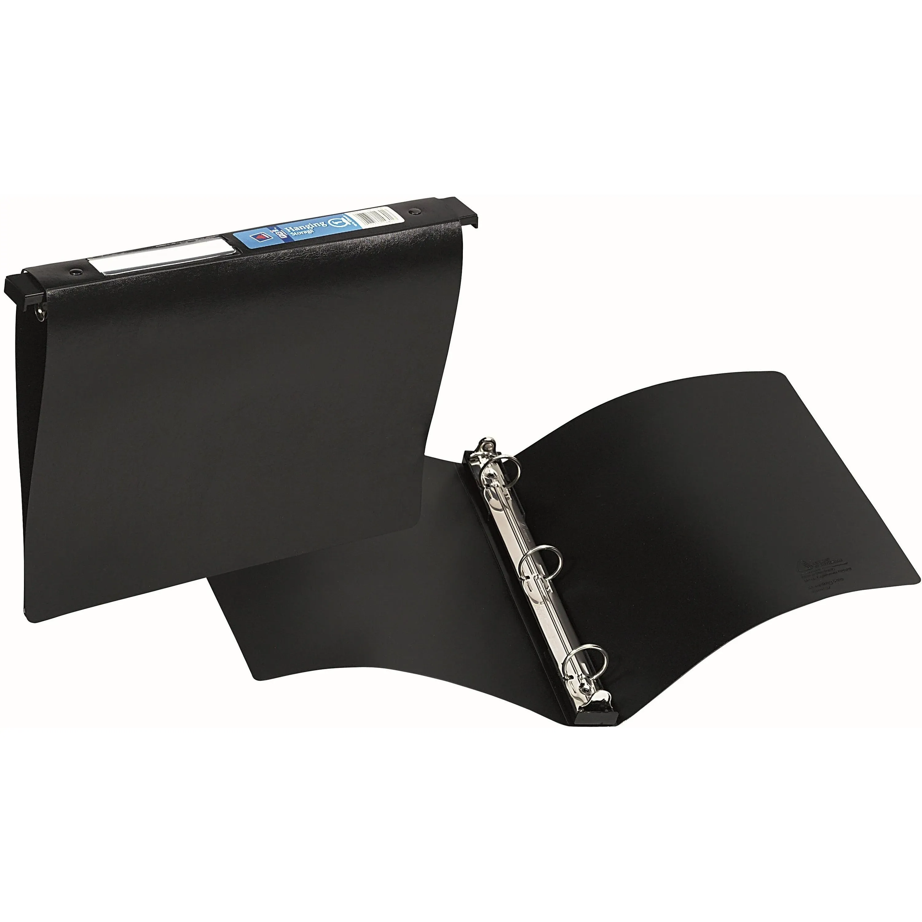 Avery Hanging Storage Flexible Binder with Round Rings, 1" Capacity - Black