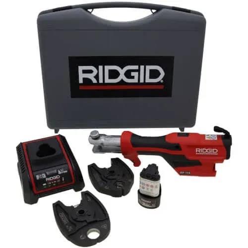 Ridgid RP 115 Mini Press Tool Kit for 1/2 in. - 3/4 in. Copper &amp; Stainless