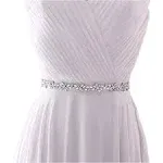 HONGMEI Thin Bridal Belt Rhinestone Wedding Belt Bridesmaid Sash Women Dress Accessories