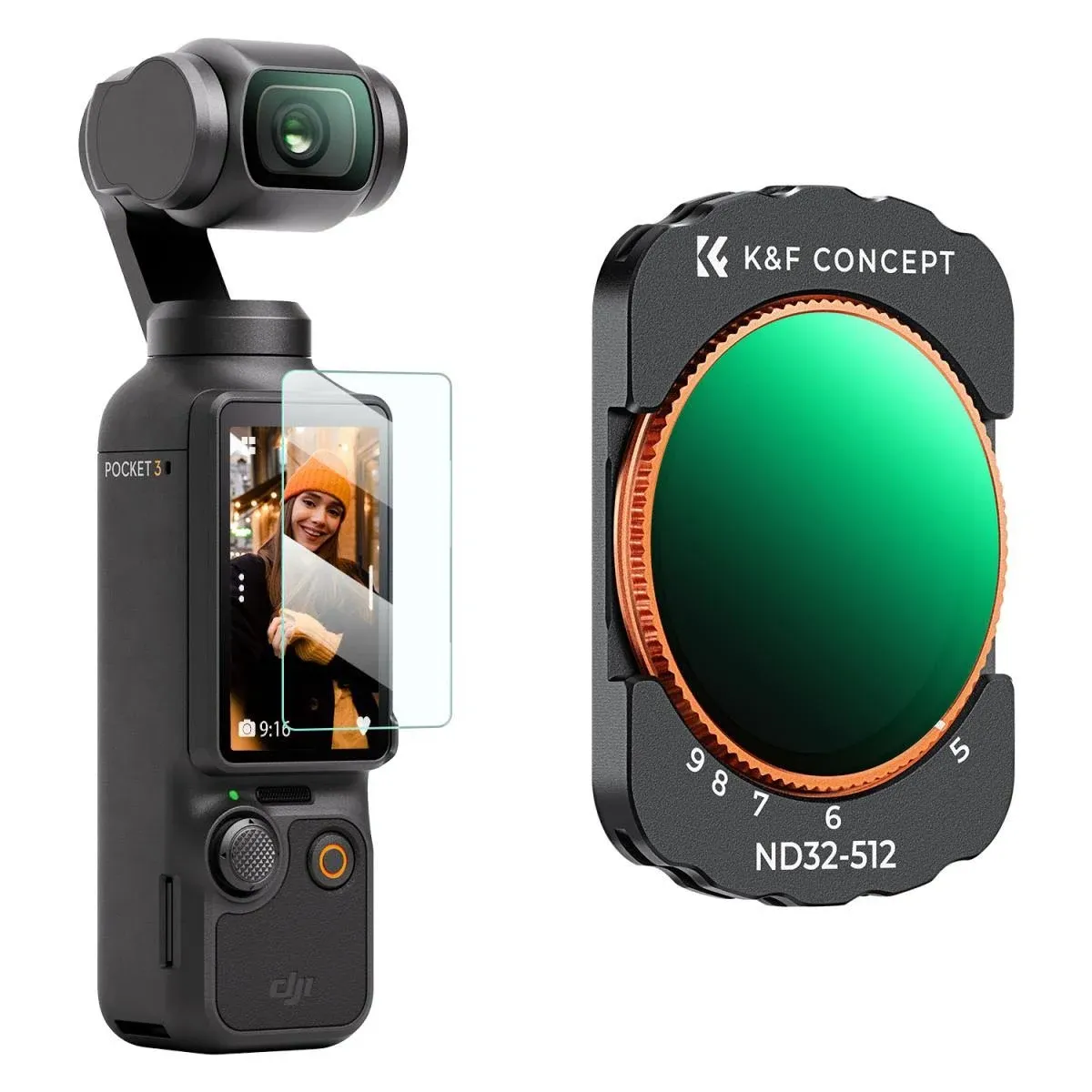 K&F Concept Nano-X Series Magnetic Variable Filters for DJI Osmo Pocket 3