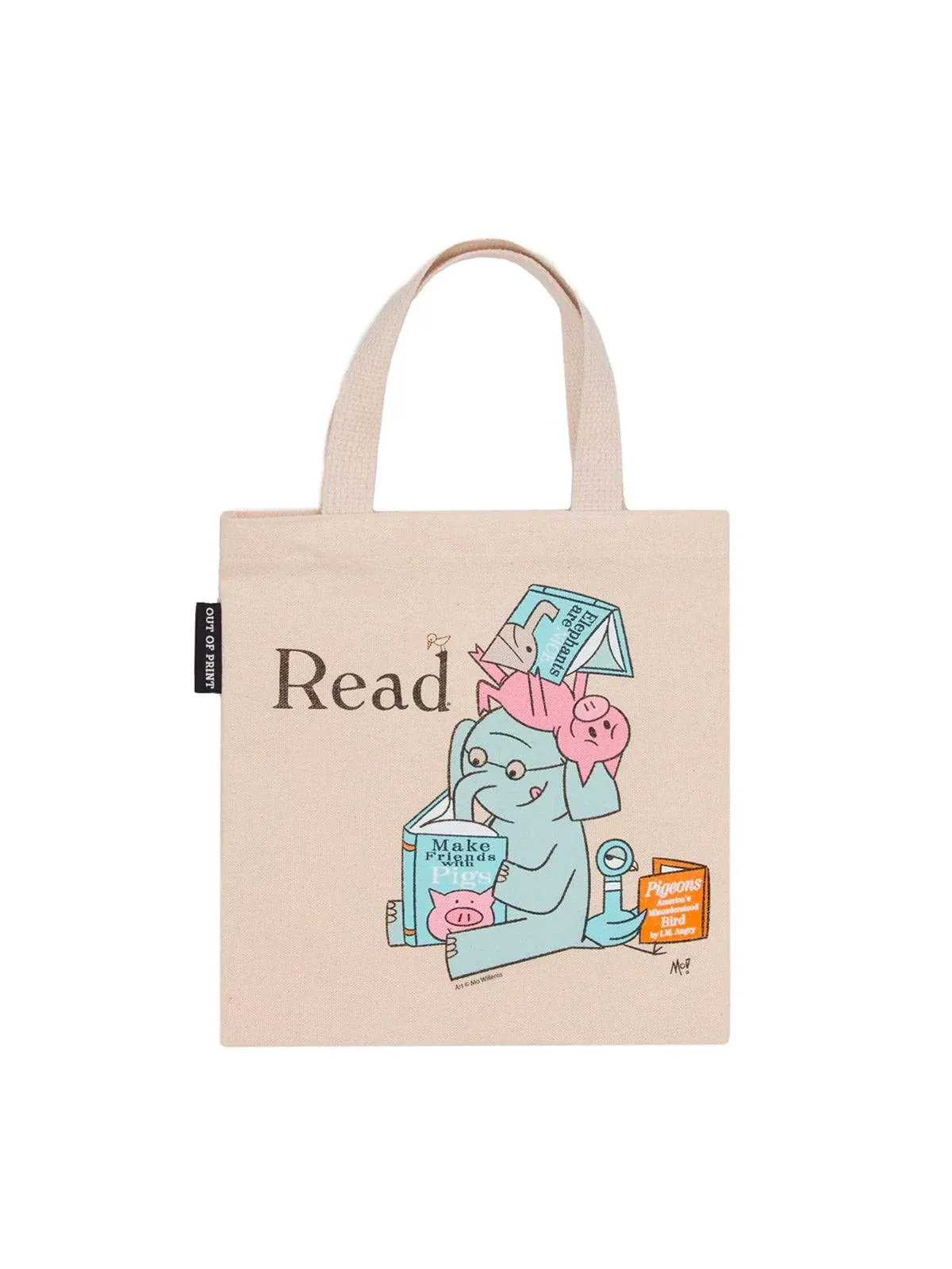 Out of Print Elephant & Piggie Read Mini Tote Bag