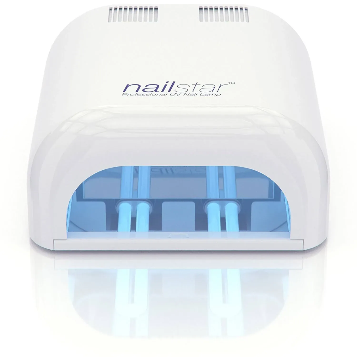 NailStar 36 Watt Professional UV Nail Lamp Nail Dryer for Gel with 120 and 180 Second Timers + 4 x 9W Bulbs Included