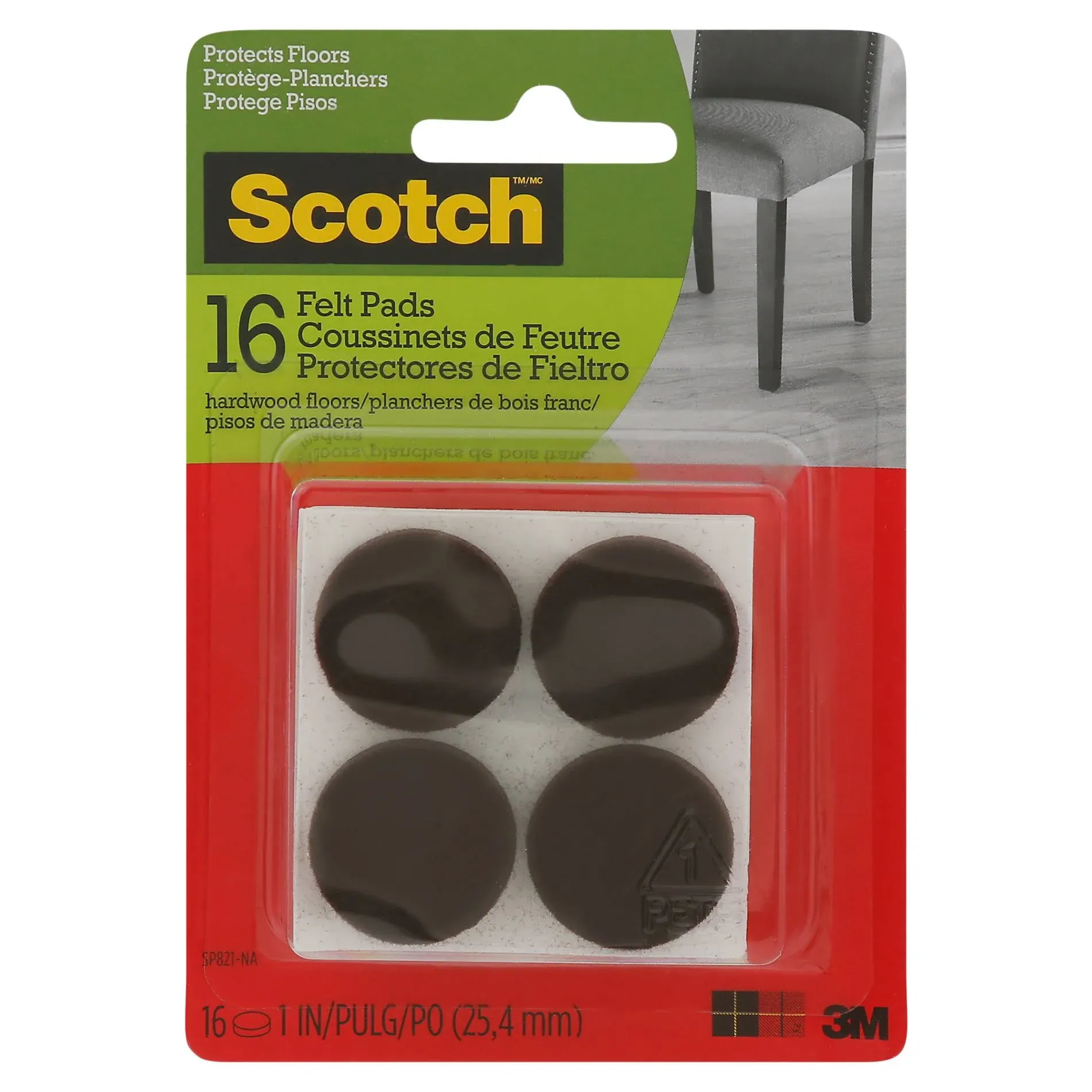 Scotch Felt Pads for Protecting Hardwood Floors