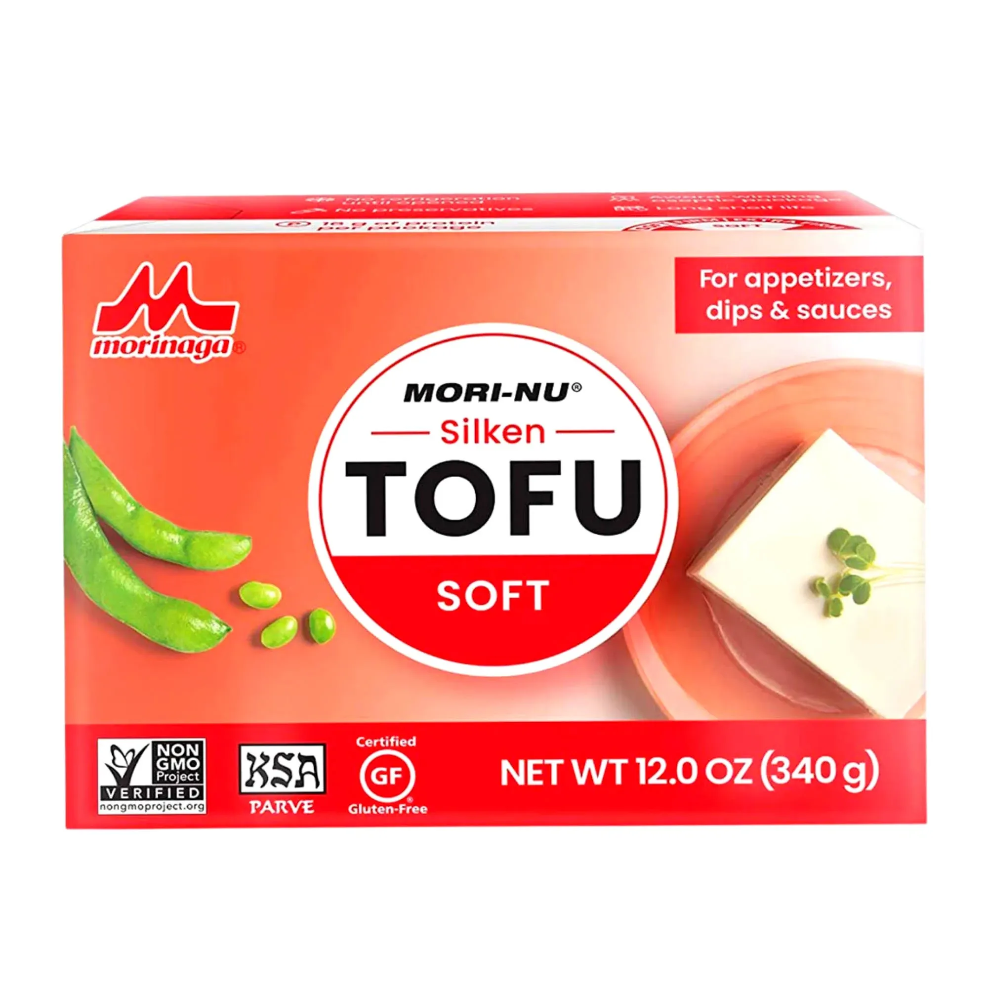 Mori-Nu Tofu, Soft, Silken - 12.0 oz