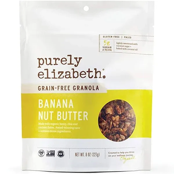 Purely Elizabeth Granola Grain Free Banana Nut Butter