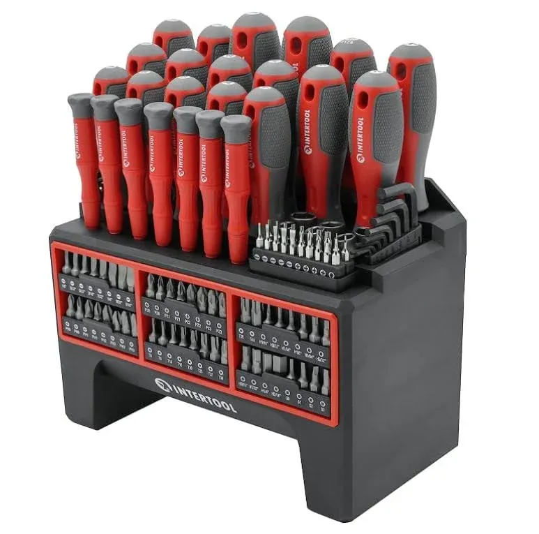 INTERTOOL 114-Piece Screwdriver Set