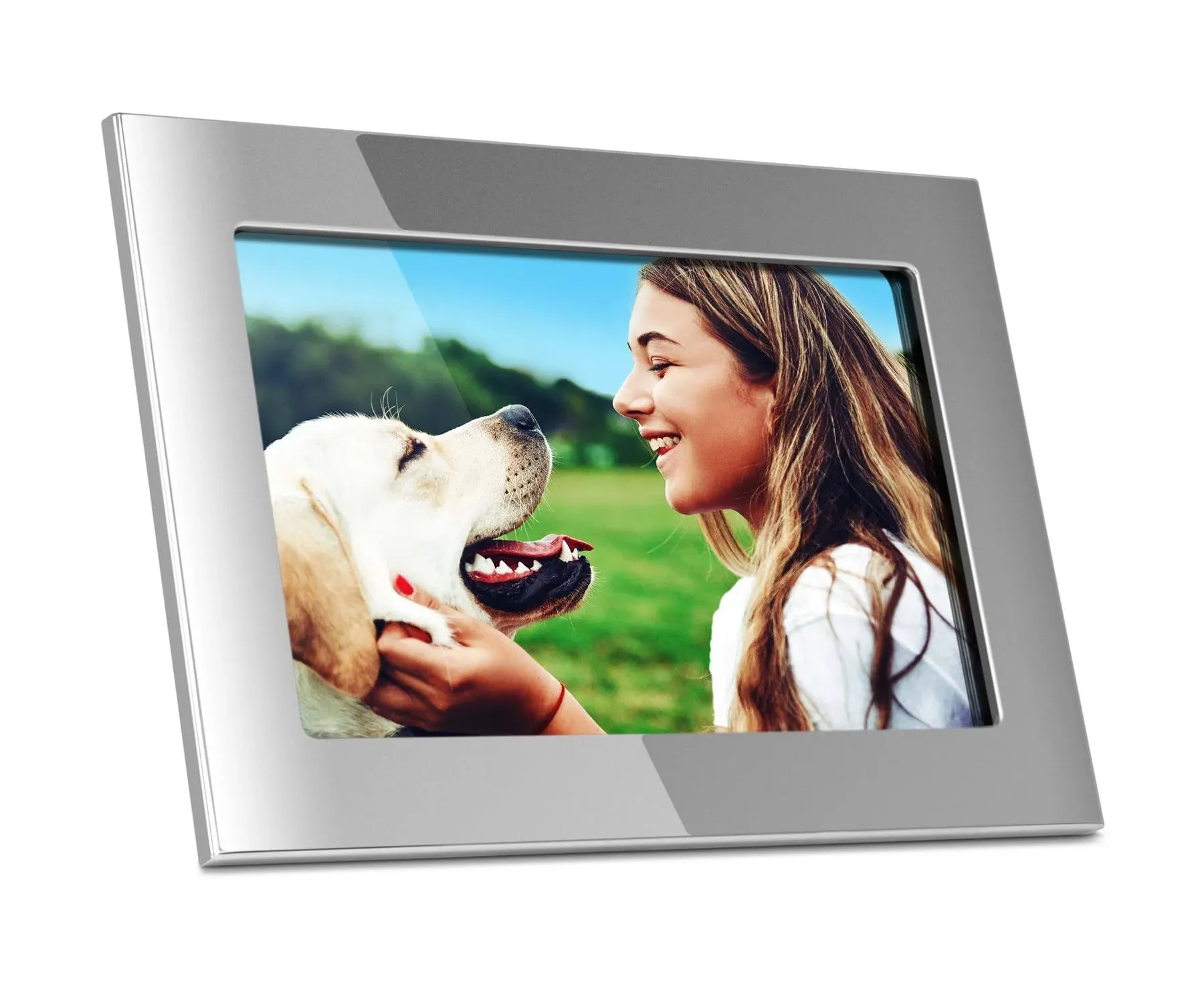 Aluratek 10" Touchscreen IPS LCD Wi-Fi Digital Photo Frame