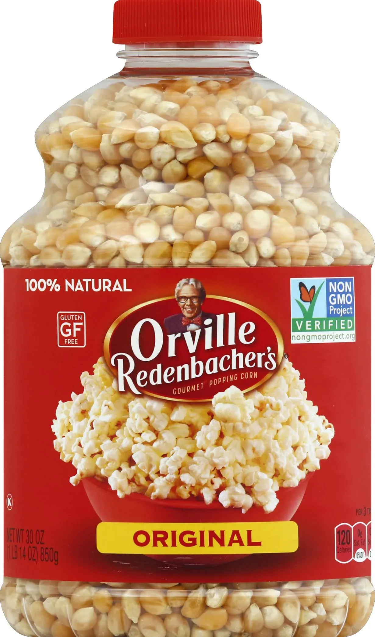 Orville Redenbacher's Gourmet Popcorn Kernels, Original Yellow, 30 oz