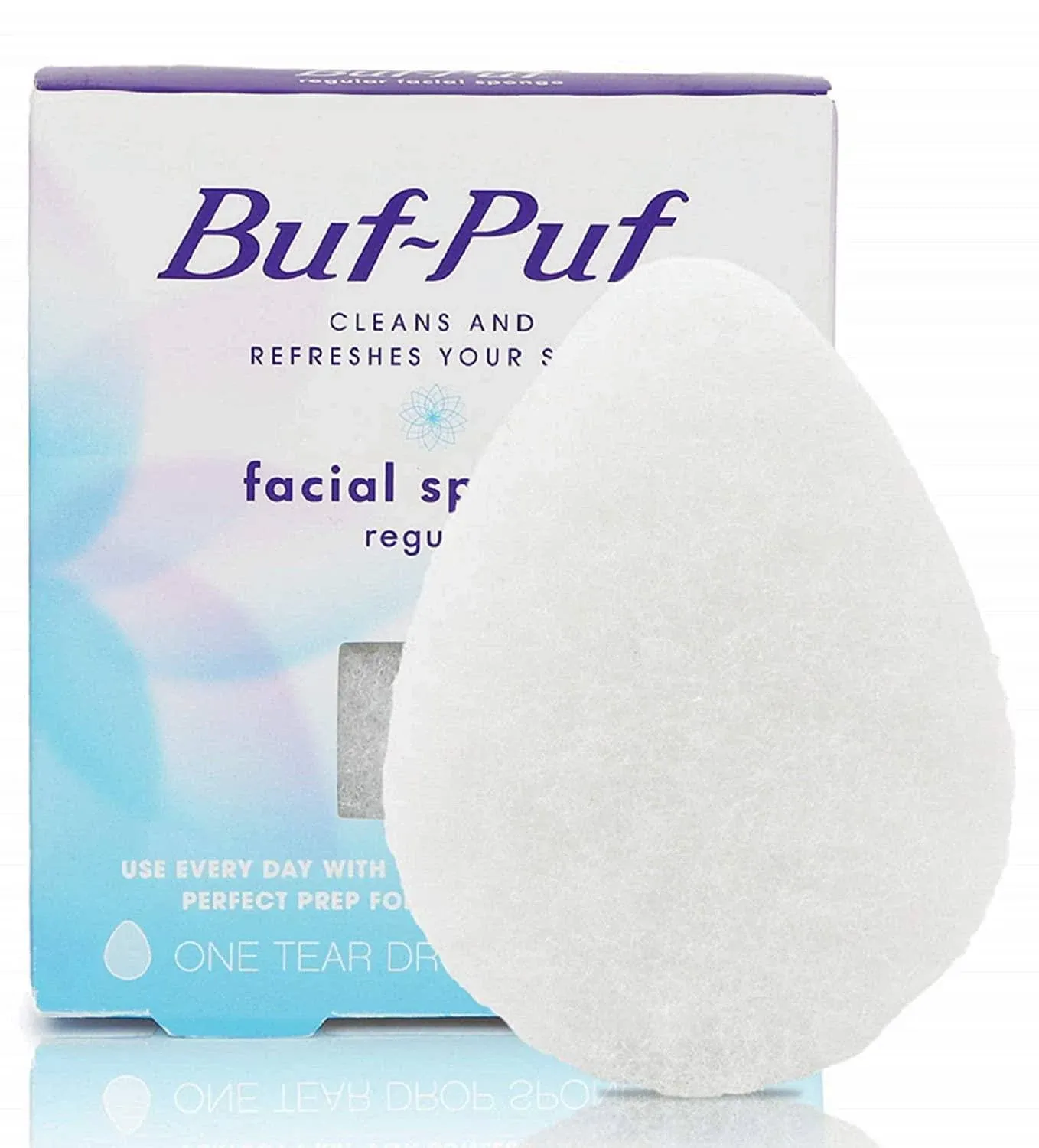 Buf-Puf Regular Facial Sponge 1 Each (Pack of 4)