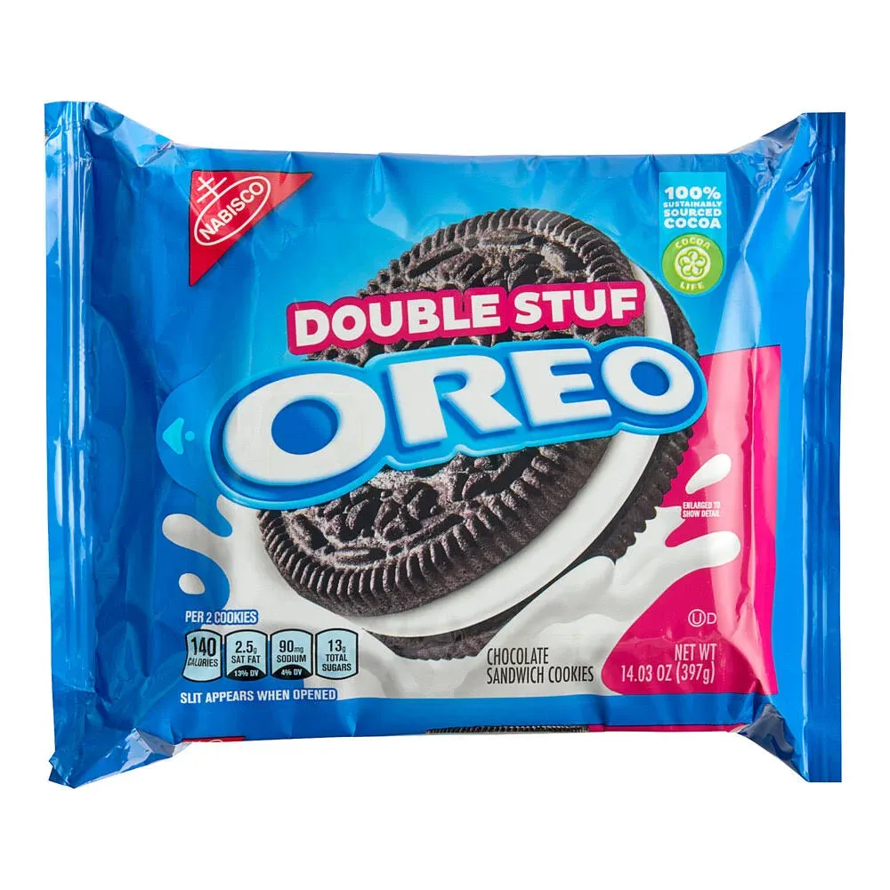 Double Stuf Oreo Chocolate Sandwich Cookies