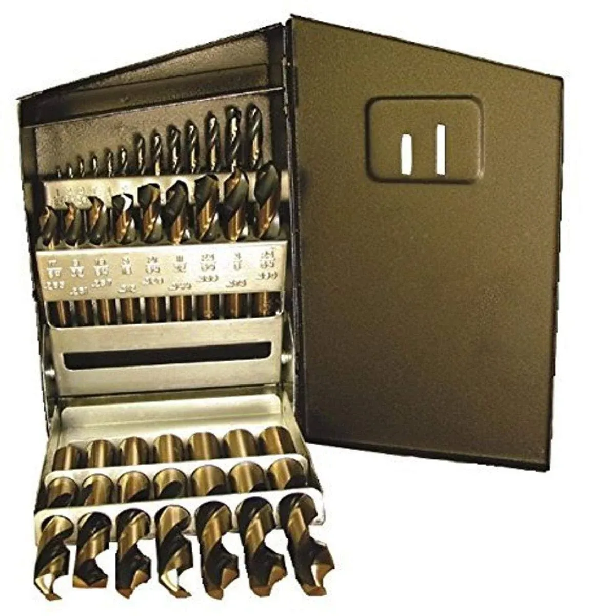 Viking Drill and Tool 66490 SPT-29 Type 260-UB 135 Degree Split Point Mag Super Premium Screw Machine Length Drill Set