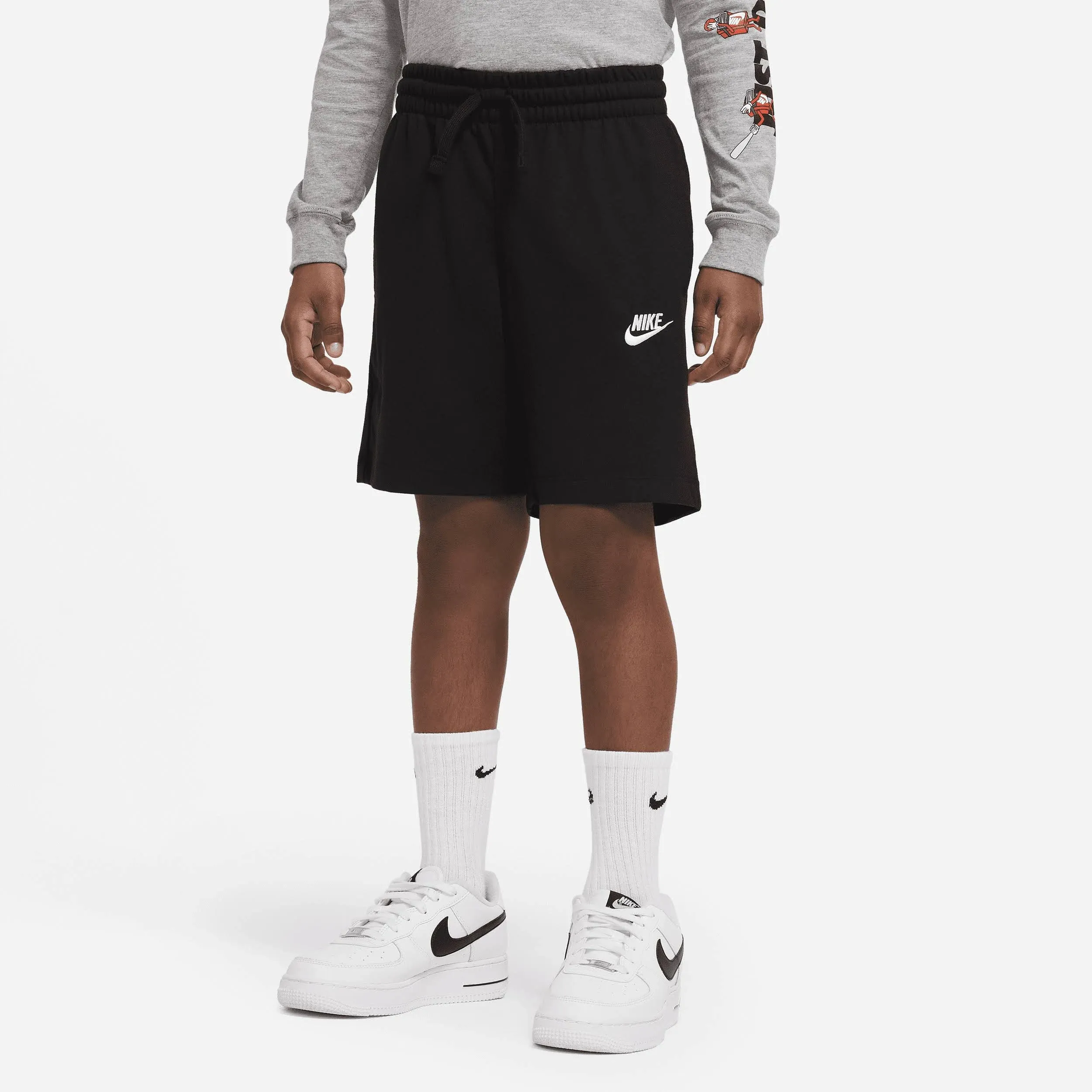 Nike Jersey Short - Boys 8-20 - L / Black