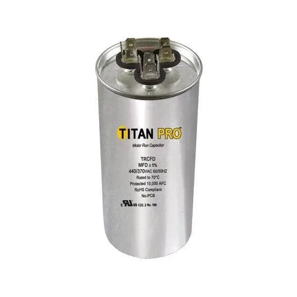 Titan TRCFD405 Dual Rated Motor Run Capacitors Round