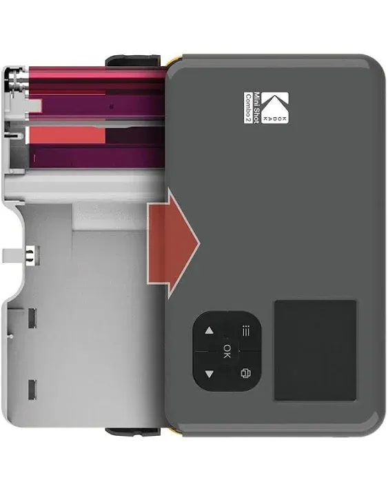 Kodak 30 Pack 4PASS Real Photo (2.1"x3.4") & Laminate Process Cartridge, All-in-One Paper and Color Ribbon Refill-Compatible with Mini 2, Mini 2 Plus, Mini 2 Retro, Mini Shot, Mini Shot 2 Retro