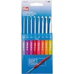 Prym Crochet Hooks for Wool Set Soft Handle, One Size, Multicolor