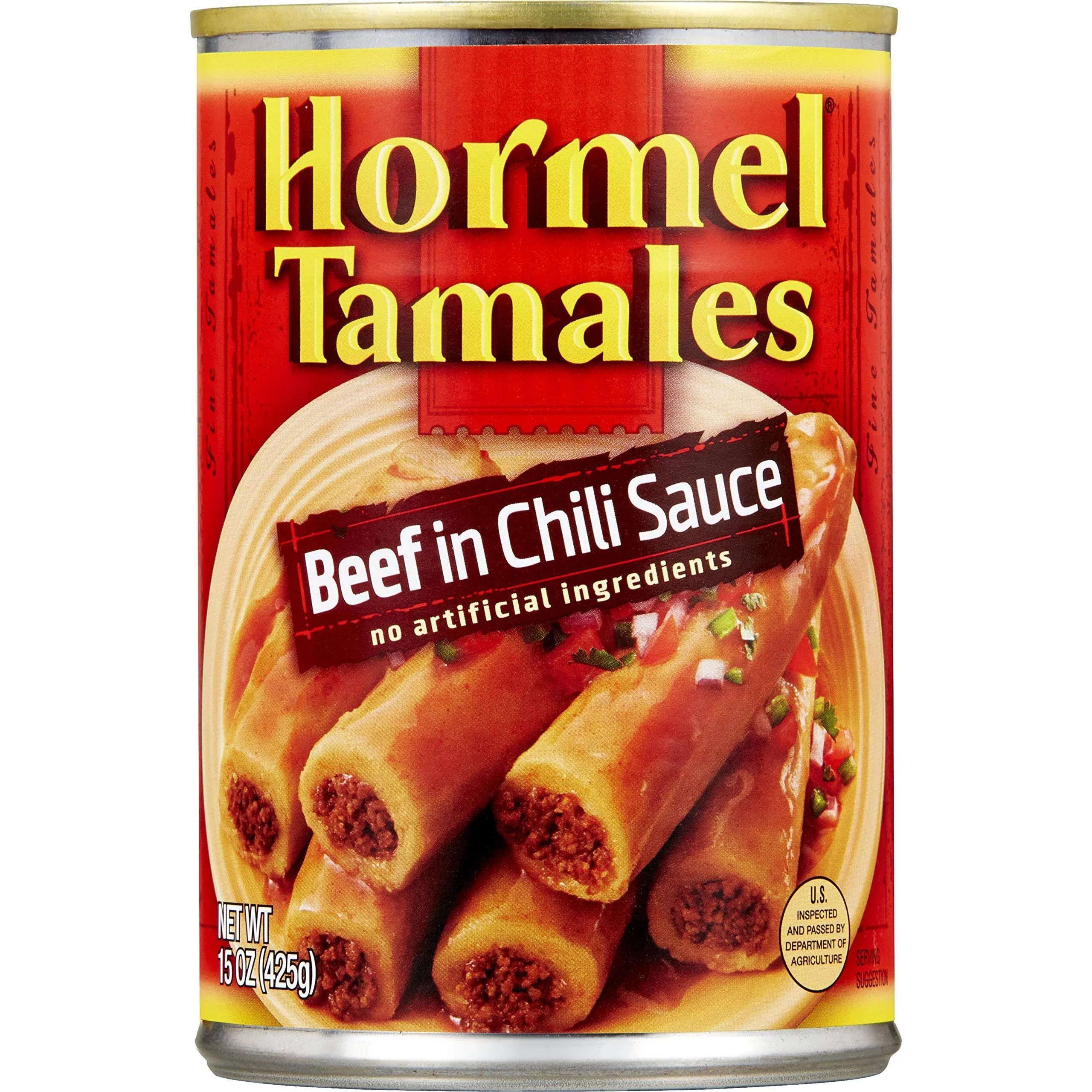 Hormel Beef Tamales in Chili Sauce