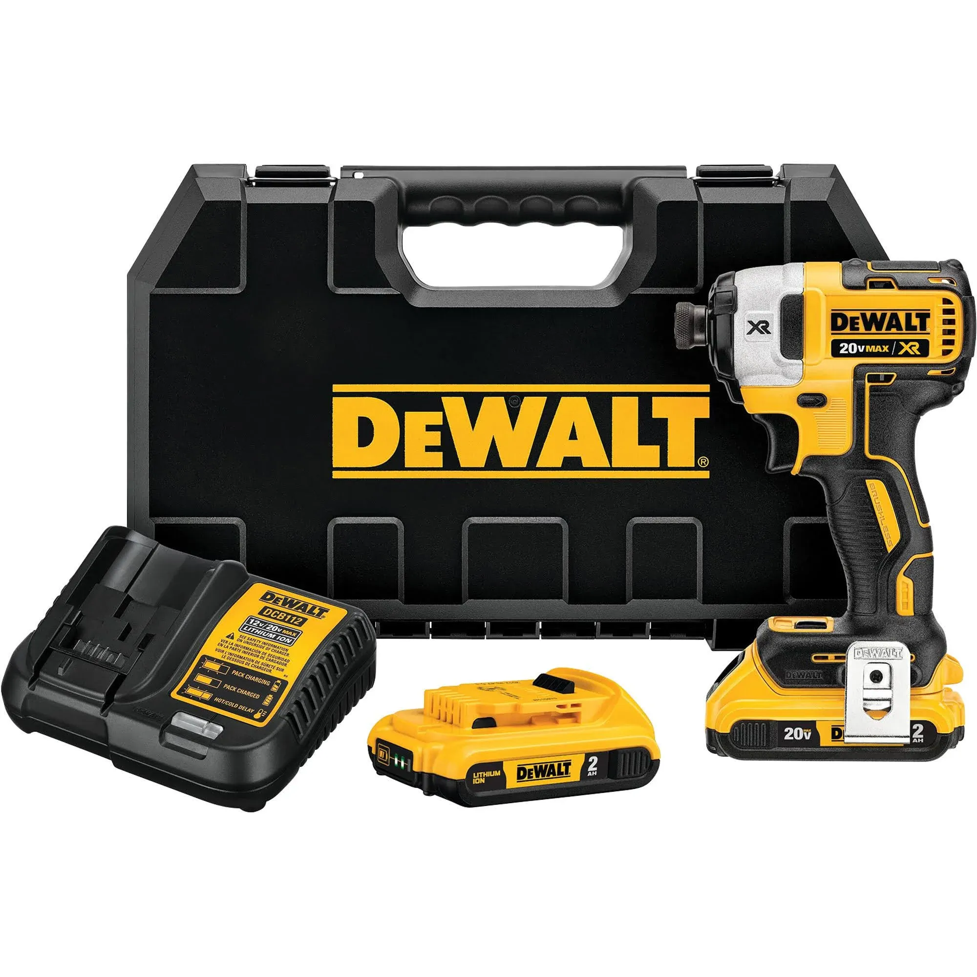 DeWalt 20V MAX* XR 3-Speed 1/4" Impact Driver Kit DCF887D2