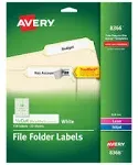 Avery File Folder Labels 8366