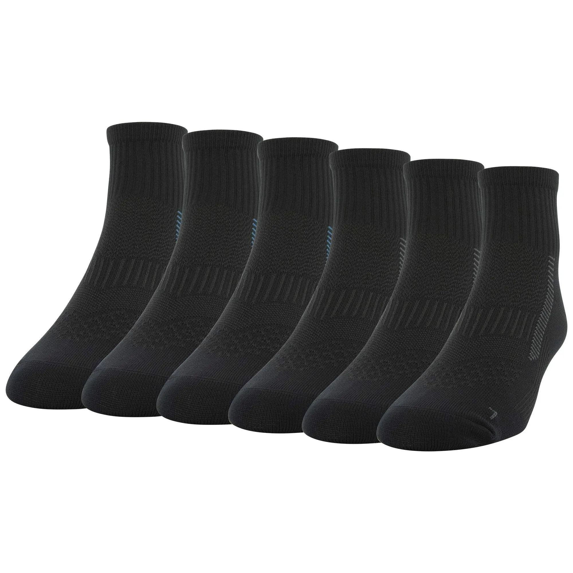 Gildan Men's Active Flat Knit Ankle Socks, 6 Pairs, Size: Shoe 6-12