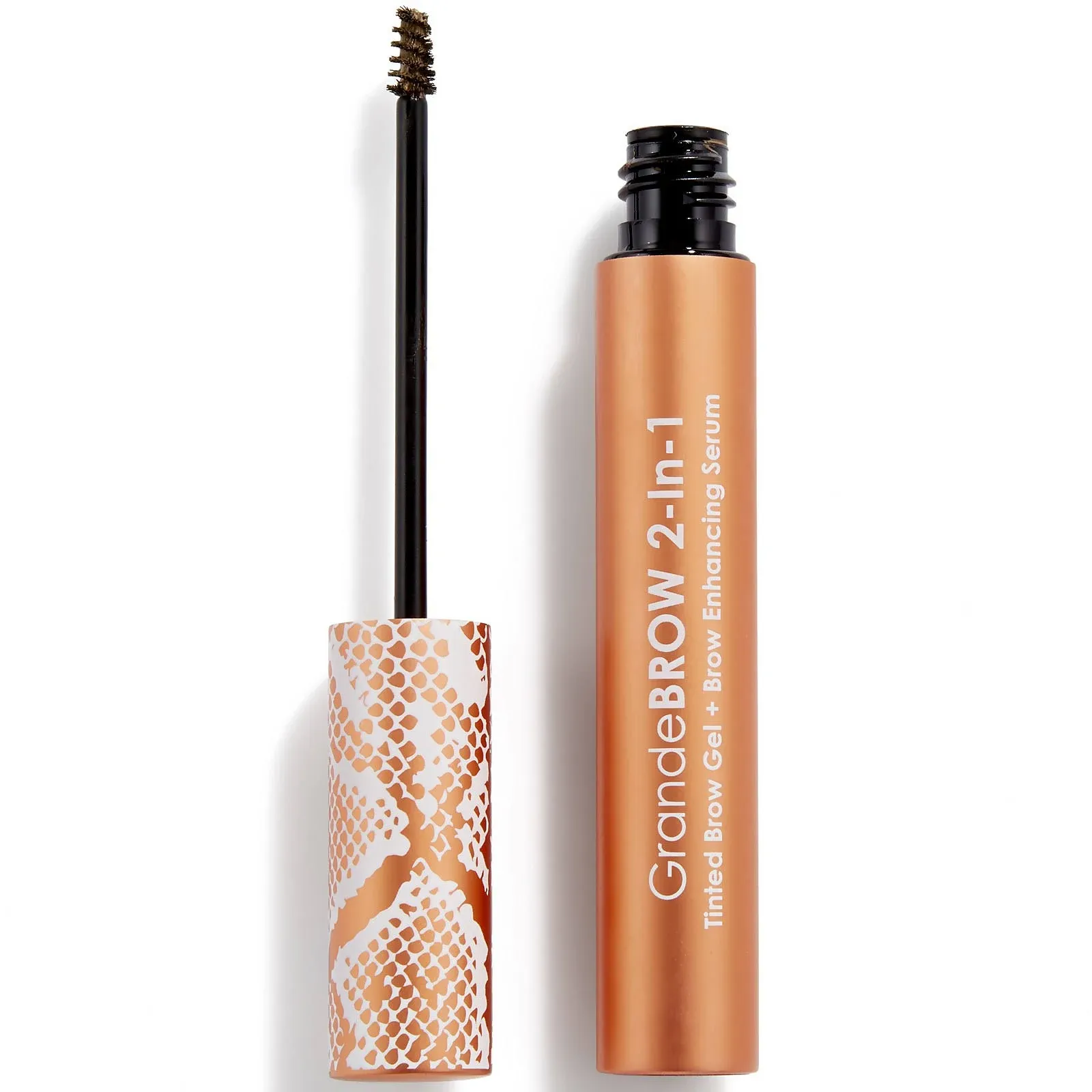 Grande Cosmetics GrandeBROW 2-in-1 Tinted Brow Gel + Brow Enhancing Serum - Taupe