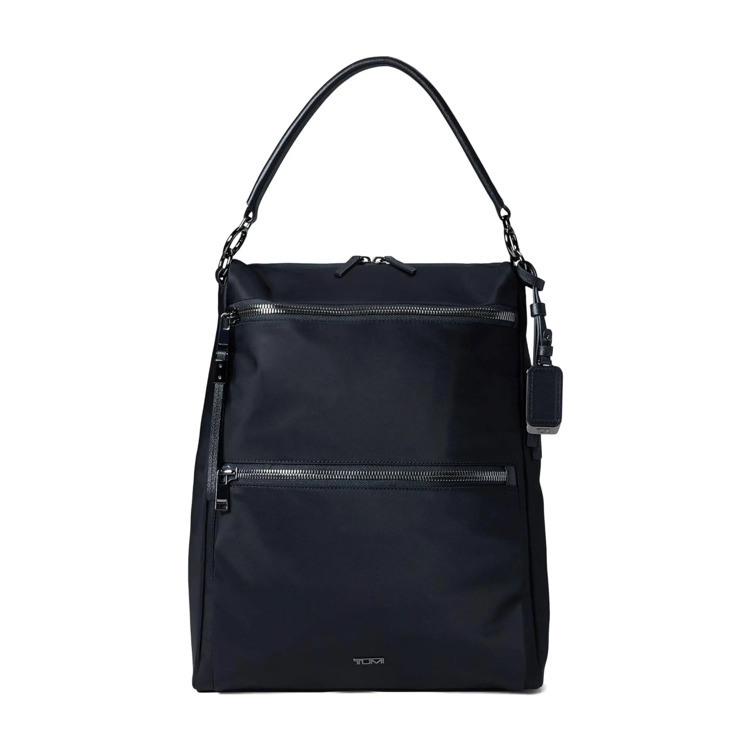 TUMI - Voyageur Leigh Backpack/Tote - Versatile Backpack & Tote for Travel, Daily Use, Commute & More - Black with Gunmetal Hardware