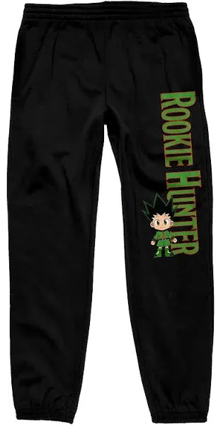 Bioworld Hunter x Hunter Chibi Characters and Title Men's Black Graphic ...