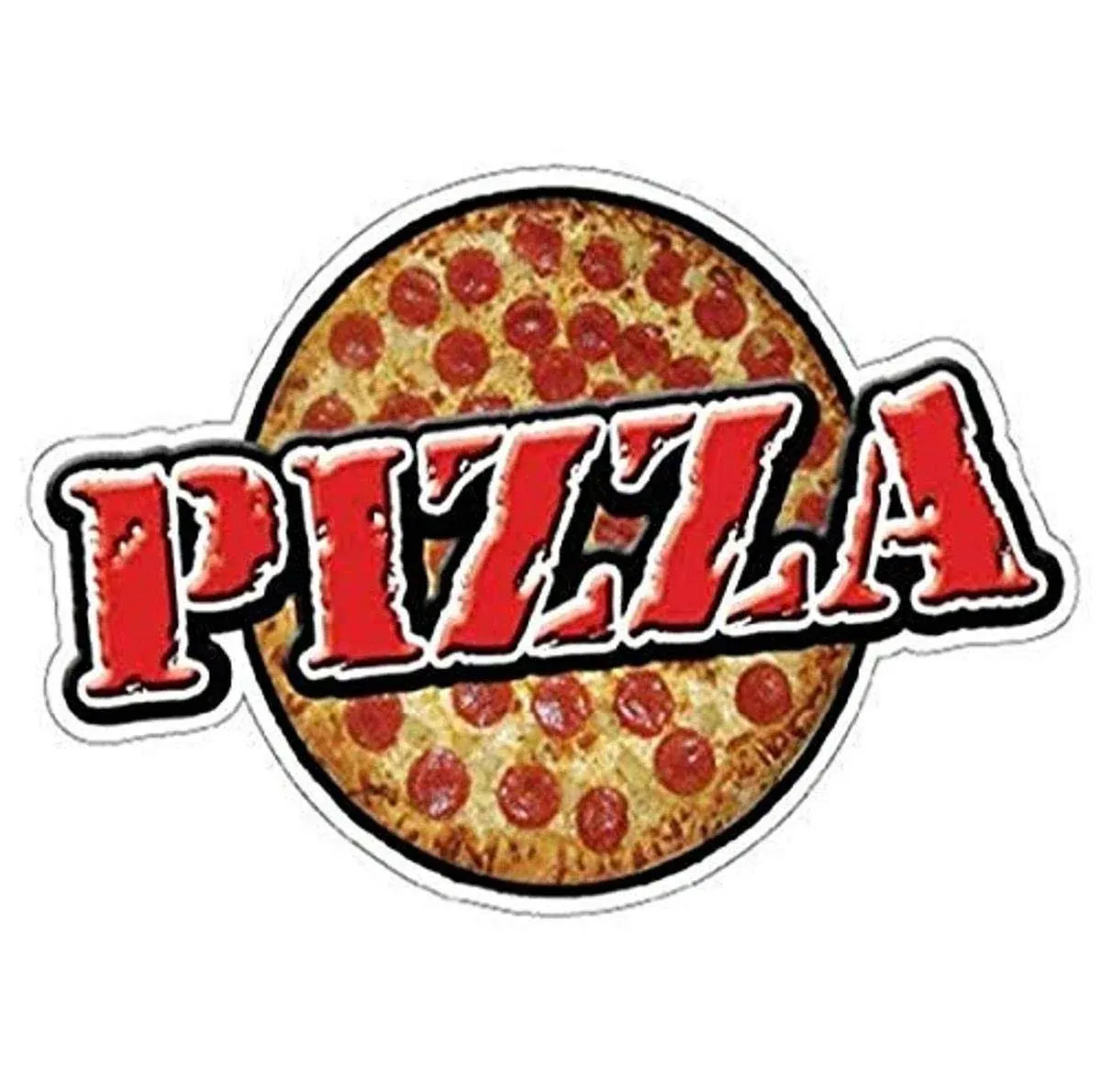 Pizza Concession Decal Stand Restaurant Window Menu New