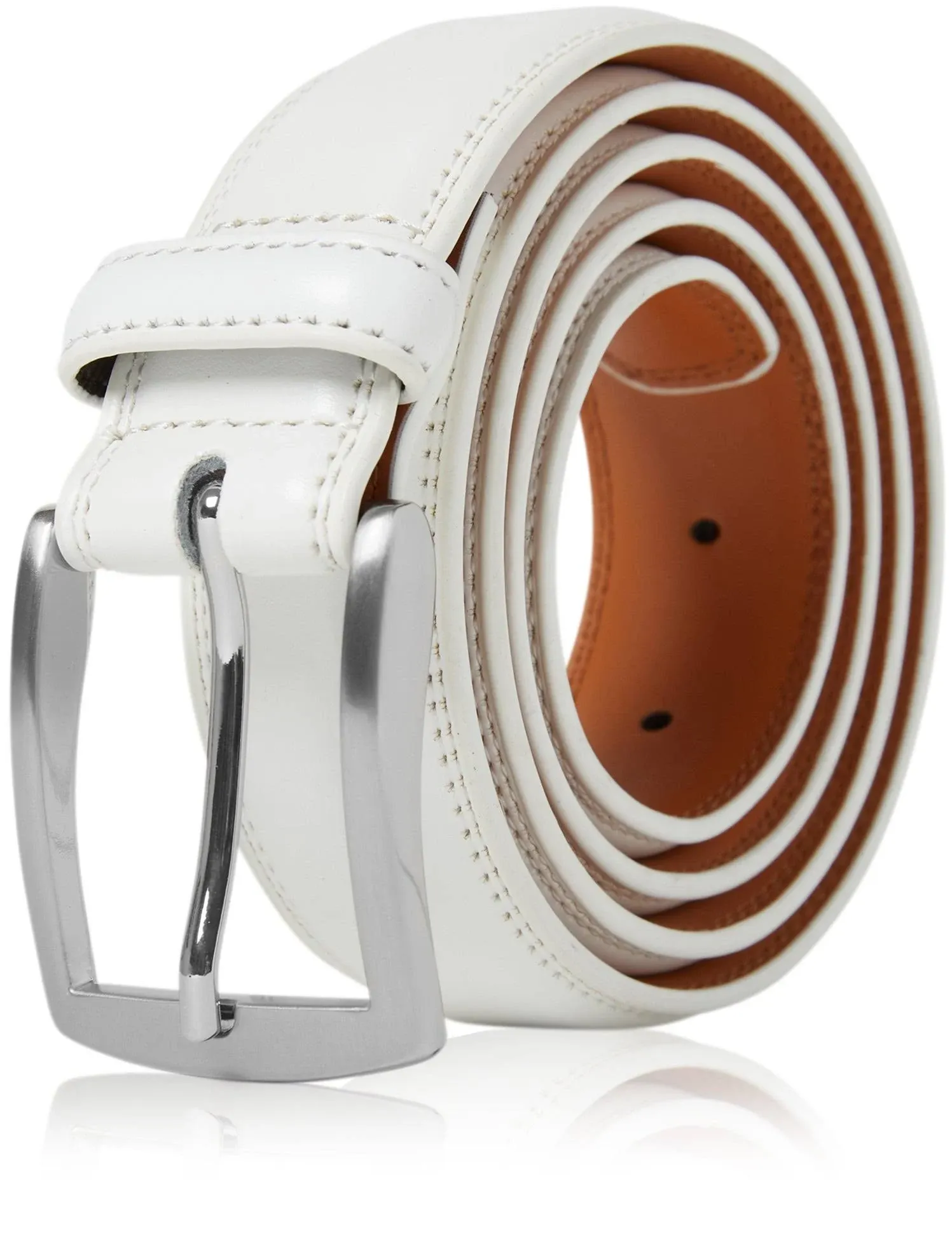 Genuine Leather Belt for Men | Access Denied White / 36