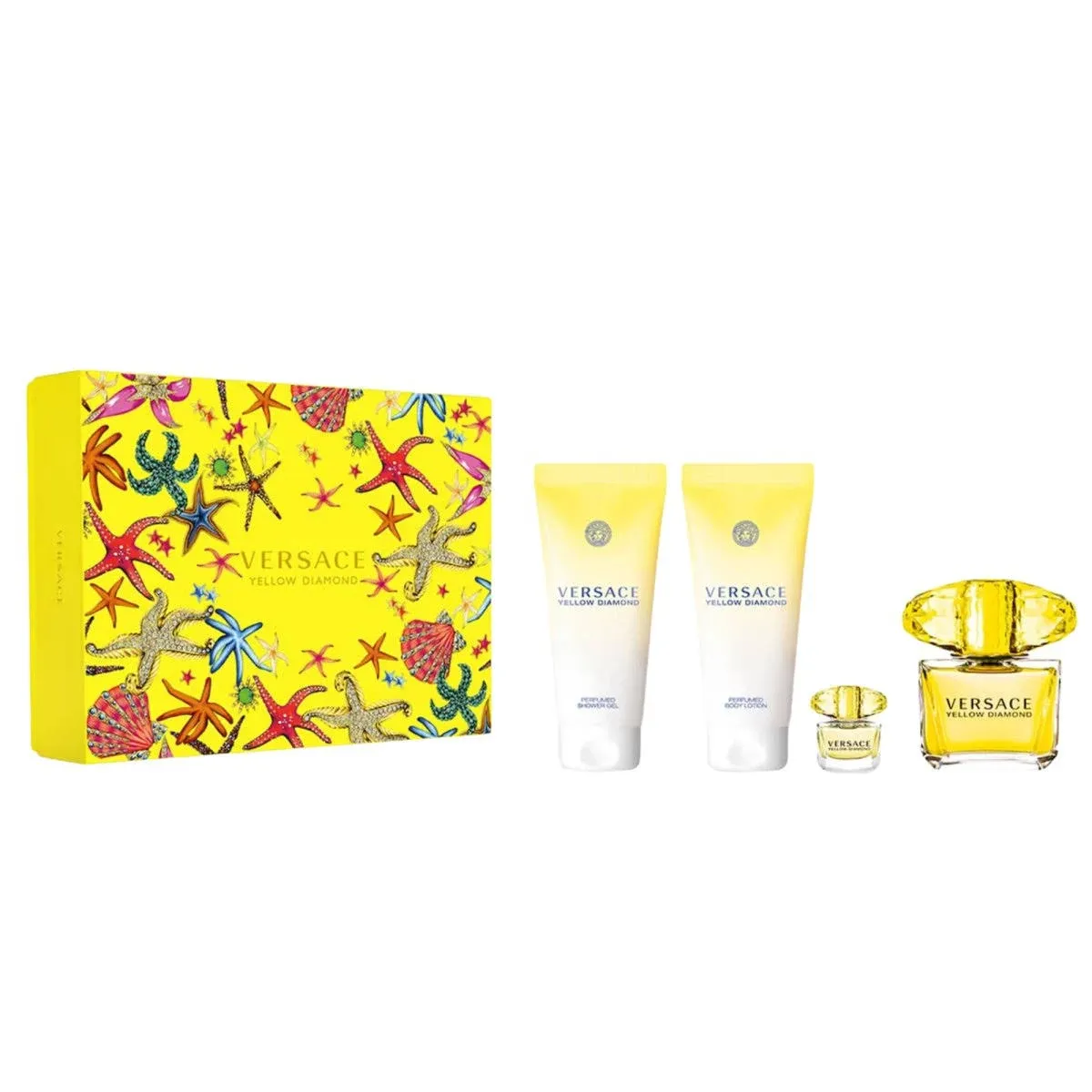 Versace Yellow Diamond 4 Piece Gift Set