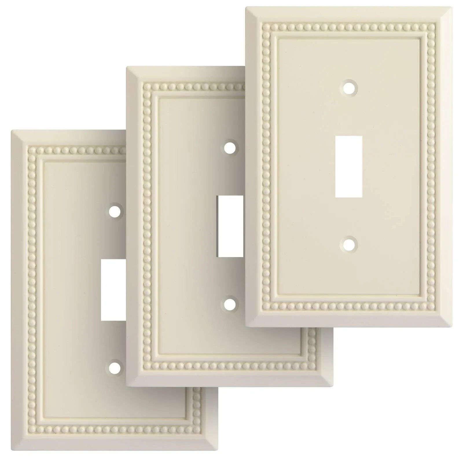 Henne Bery Sunken Pearls Decorative Wall Plate Switch Plate Outlet Cover, Durable ...