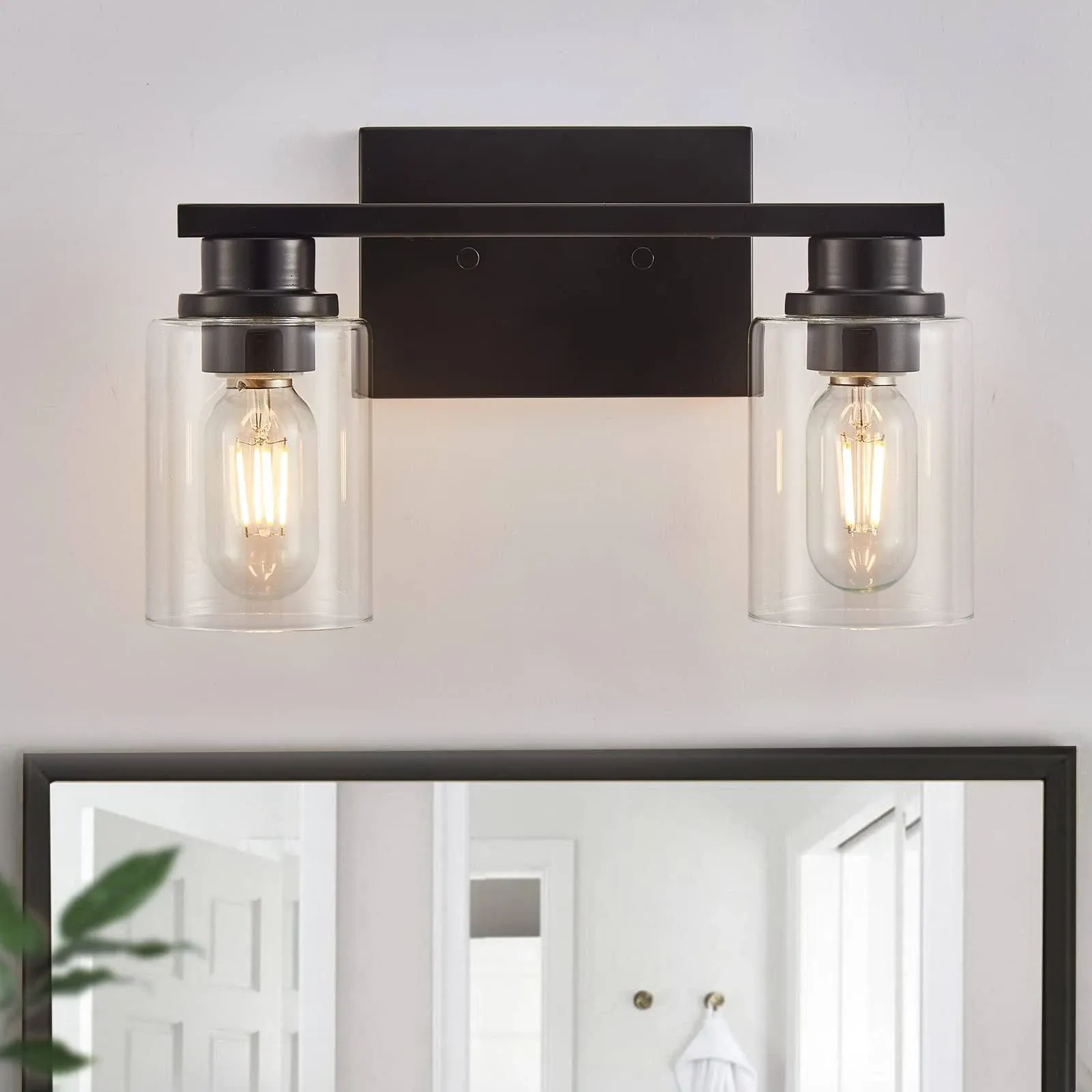 Atocif Bathroom Vanity Light, 2 Lights Wall Sconces, Bathroom Light Fixtures ...