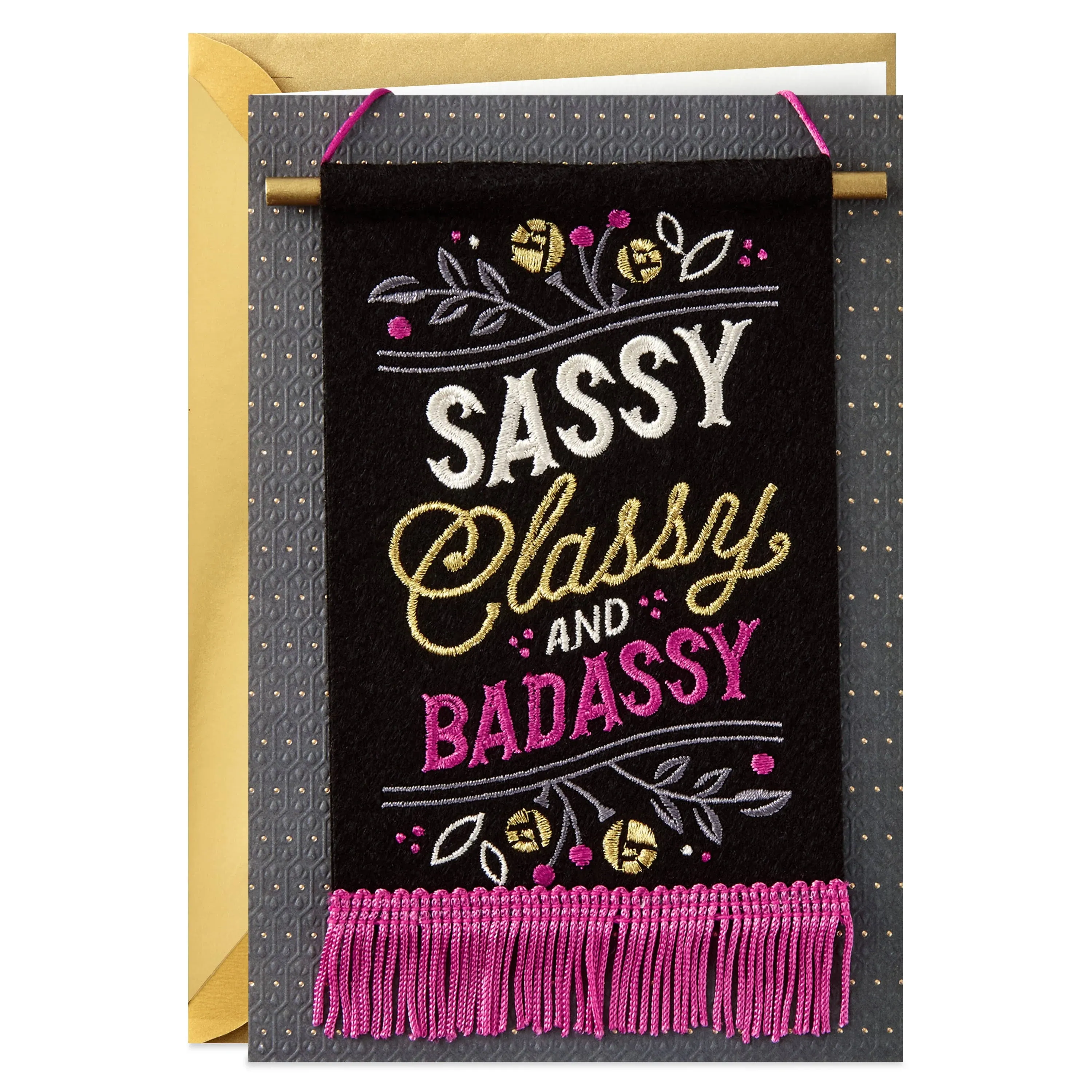 Hallmark Signature Birthday Card for Her (Sassy and Classy Flag)