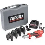 Ridgid 72553 Mini Press Tool RP-115 Battery Kit with ProPress Jaws