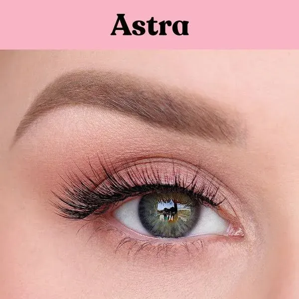 Silly George SuperNatural Lash | Clear and Flexible Band, Natural Look, Comfortable, Lightweight (Astra)