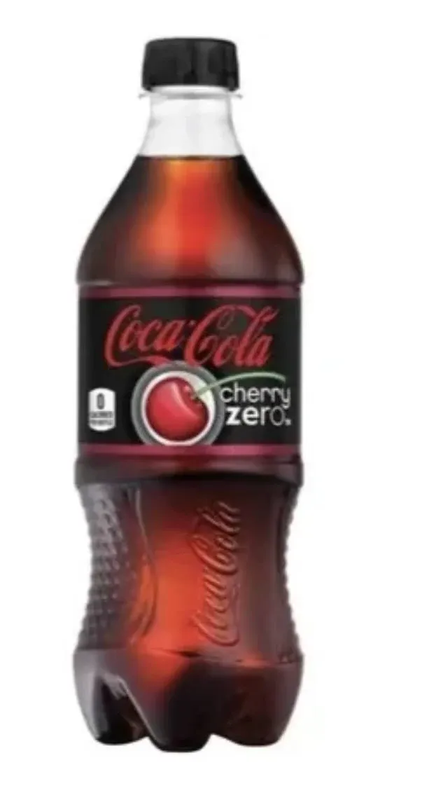 Coca-Cola Cherry Soda Bundled by Louisiana Pantry Cherry Zero 20 oz 24 Pack